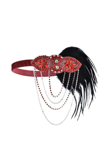 Red 1920s Party Accessories Four Pieces Sets